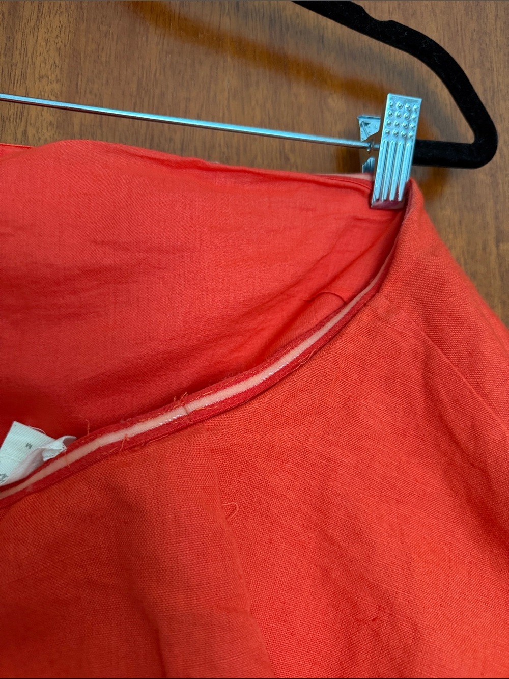 Strapless Coral Ruffle Sundress - Picture 7 of 12